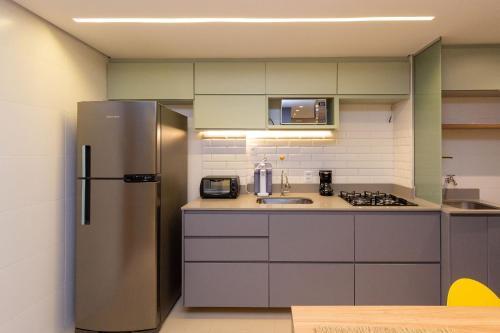Apartamento Flat Acolhedor No Edif�cio The Expression - Setor Bueno - Th103