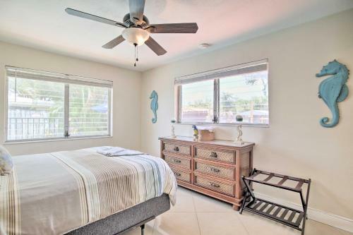 Apartamento Tropical Apt With Patio, Mins To The Beaches!