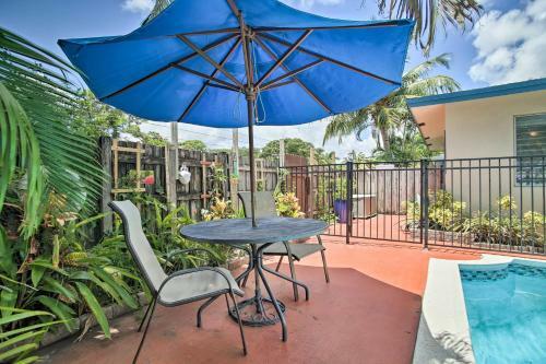 Apartamento Tropical Apt With Patio, Mins To The Beaches!