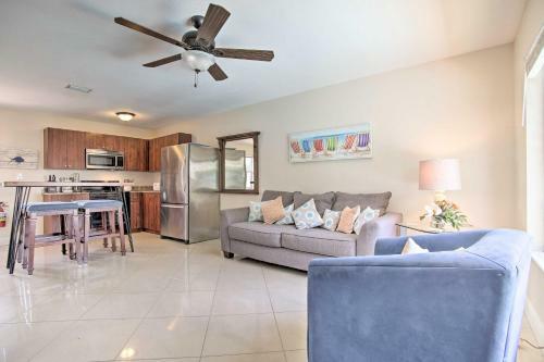 Apartamento Tropical Apt With Patio, Mins To The Beaches!