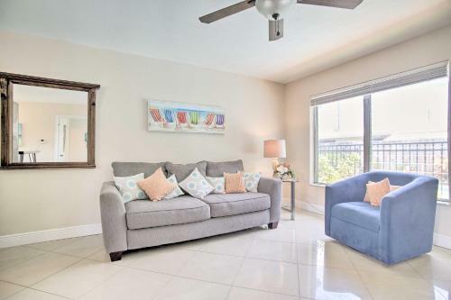 Apartamento Tropical Apt With Patio, Mins To The Beaches!