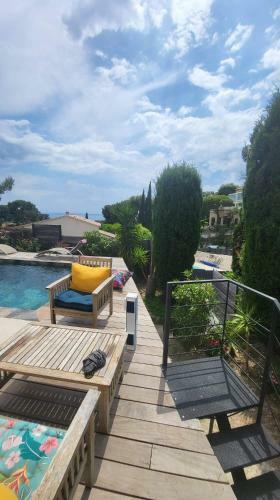 Apartamento L �den Cassis Piscine Privee Vue Mer