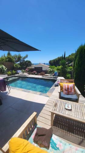 Apartamento L �den Cassis Piscine Privee Vue Mer