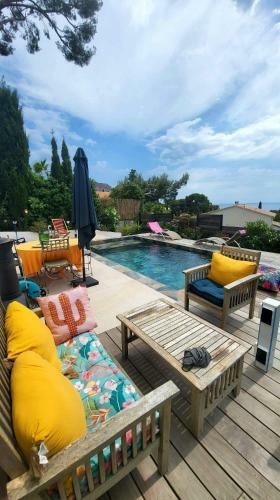 Apartamento L �den Cassis Piscine Privee Vue Mer