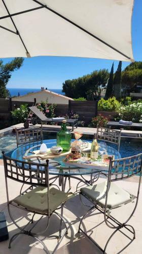 Apartamento L �den Cassis Piscine Privee Vue Mer