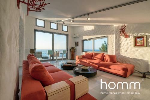 Villa Icarus Blue Zone Homm Sea View Retreat With Pool