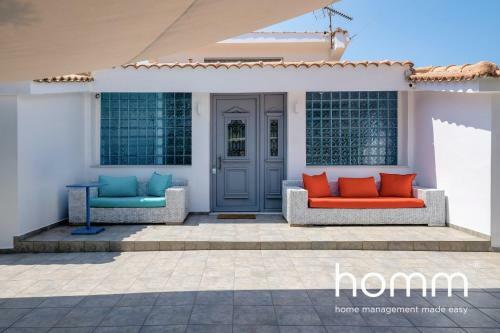 Villa Icarus Blue Zone Homm Sea View Retreat With Pool