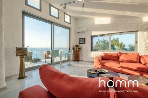 Villa Icarus Blue Zone Homm Sea View Retreat With Pool
