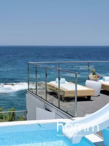 Villa Icarus Blue Zone Homm Sea View Retreat With Pool