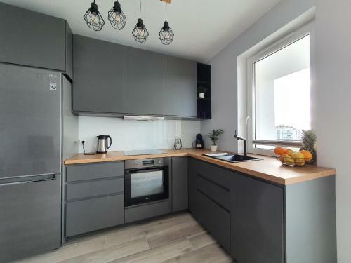 Apartament Antracytowy Gdynia Beauforta