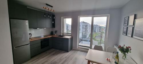 Apartament Antracytowy Gdynia Beauforta