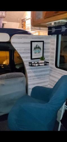 Rv With 3 Beds Plus Set Up Tent With One Bed Close To Everything