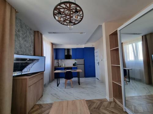 Blue Studio Apartment