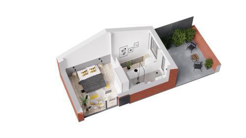 Apartamento Modernes Hideaway Im Cottage-stil (Apartment 14)