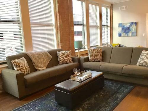 Apartamento 1480sq Ft 2br 2ba Loft Downtown Kc Historic Build
