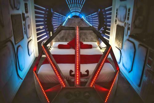 Apartamento -galaxy Spa-jacuzzi-insolite-4pers-jardin-spa-clim