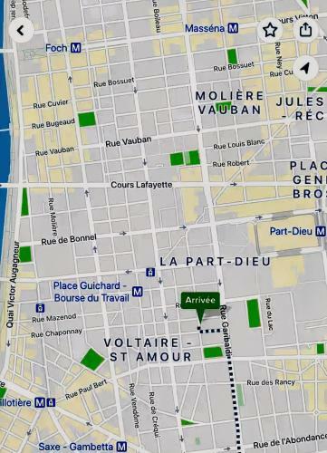 Apartamento Studio �quip� � Neuf � La Part-dieu Wifi Inclus