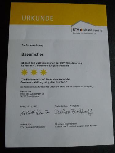 Apartamento Ferienwohnung Baeumcher