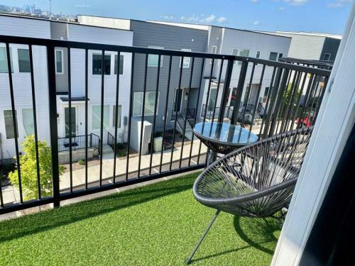 Big New And Modern With Skyline View Mural And Ping Pong