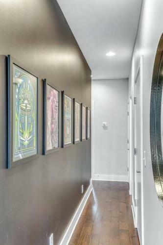 Big New And Modern With Skyline View Mural And Ping Pong