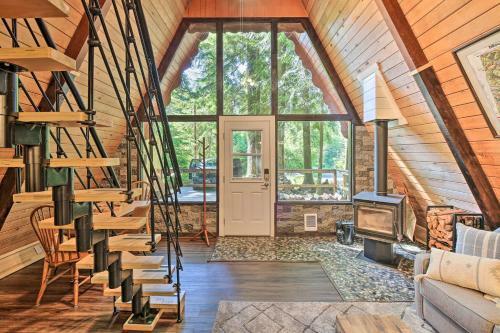 Tahoma A-frame Cabin With Hot Tub And Fire Pit