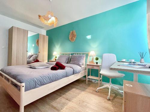 Apartamento L'explorateur, Proche Axe Autoroute, 3chambres � Coucher