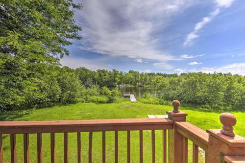 Lakefront Tomahawk Cabin With Boat Dock And Deck