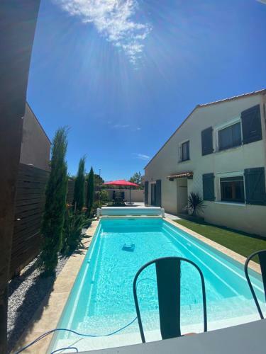 Jolie Villa Climatis�e Piscine Chauff�e Perpignan