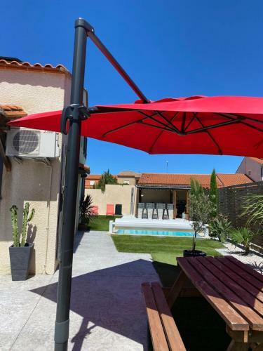 Jolie Villa Climatis�e Piscine Chauff�e Perpignan