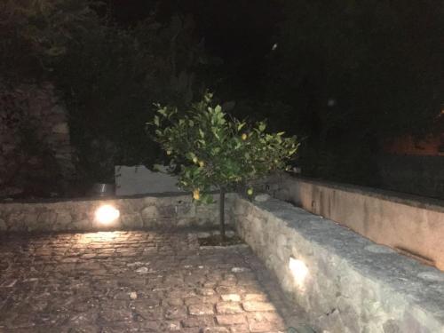Une Maison Accroch�e Au Rocher.