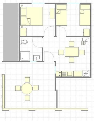 Sunny Bi-pi Apartment