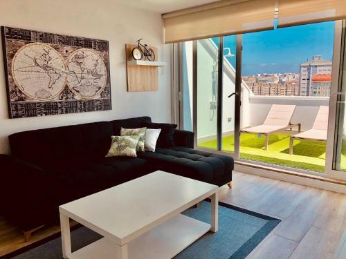 Apartamento Con Terraza, Barbacoa Y Vistas Al Mar