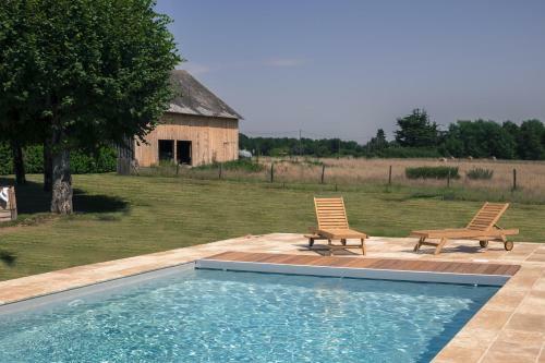 Villa Le Grand Mar� - Gite de Luxe Avec Piscine - Loire