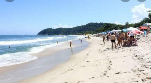 Casa Em Bertioga Praia de Borac�ia Com Piscina