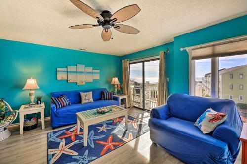 Apartamento Oceanside Emerald Isle Condo, Steps To Beach!