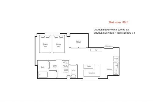 Apartamento Es32 Elizabeth Garden Shinmachi