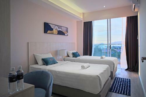 Apartamento Stunning Rooftop Pool; Walk To Beach;luxury 2 Bed 2 Bath