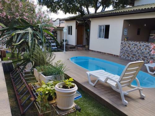Casa C/ Piscina E �rea Gourmet, 5 Min Da Praia.