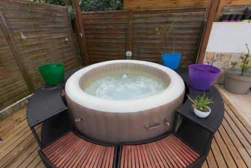 Hermosa Casa Con Terraza Y Jacuzzi En Hendaya