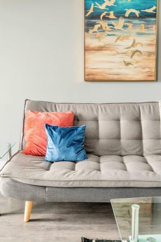 Apartamento Bright 1br Apt W King Bed -close To Dt Hamilton