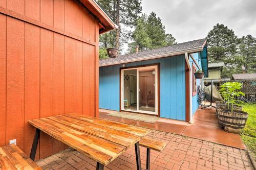 Forested Flagstaff Getaway Garden, Gas Grill