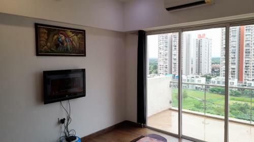Apartamento AC 3bhk Fully Furnished Flat With Golf View