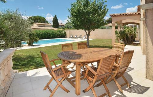Nice Home In Calvisson With Wifi And 4 Bedrooms