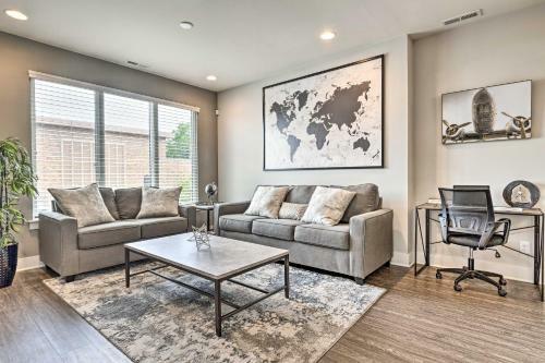 Modern Indianapolis Home With Skyline Views