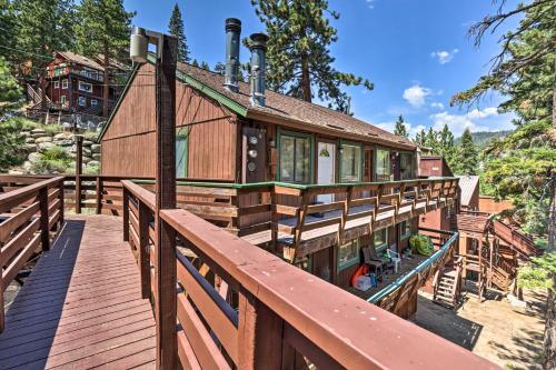 Lake Tahoe Cabin About Walk To Free Ski Shuttle!
