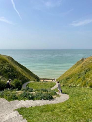 Maison Le Coteau Plage Vue Mer, 8 Pers. Petit Caux
