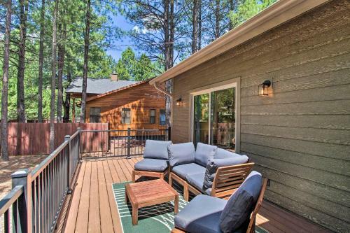 Pinetop Escape With Spacious Yard And Fire Pits!