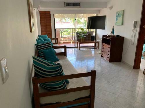 Hermoso Apartamento Con Balc�n Cerca A La Mejor Playa