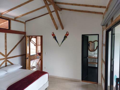 Bed & Breakfast Las Caba�as Del Escobo-caba�a Guacamayas