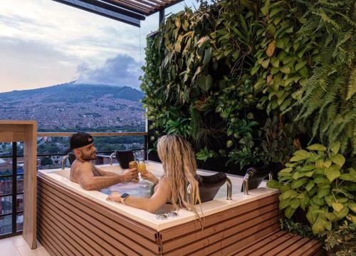 Apartamento Jacuzzi Privado, Casa de Lujo Norte Medellin